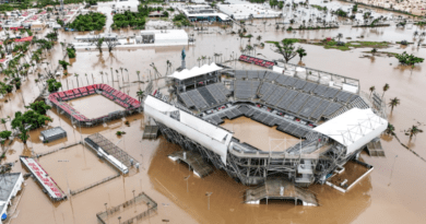 Huracán John deja bajo el agua a la Arena GNP, peligra el Abierto Mexicano de Tenis