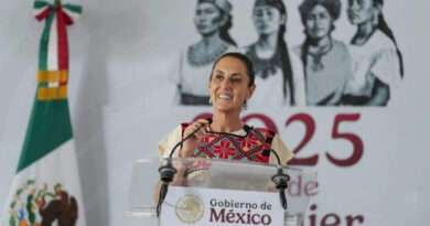 Los migrantes no son criminales y México los protege, reitera Sheinbaum