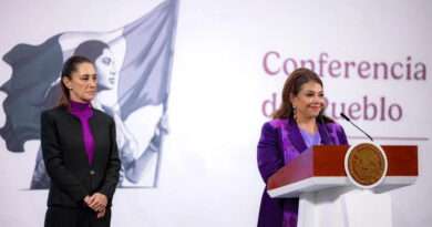 Sheinbaum lamenta el fallecimiento de la madre de Clara Brugada