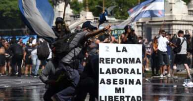 Argentina: periodistas exigen al gobierno de Milei no impedir cobertura de protestas sociales
