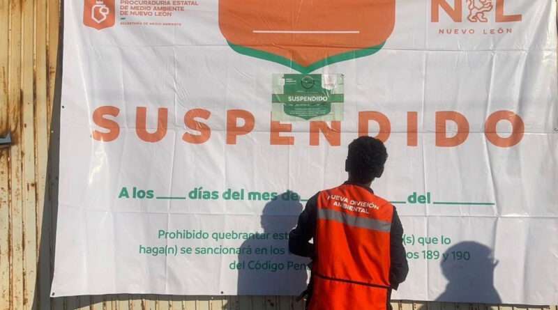 Nuevo León: Clausuran 9 establecimientos por contaminación en Parque Industrial Mitras