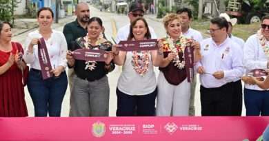 Aquí están sus impuestos: Rocío Nahle entrega carretera Papantla–Espinal