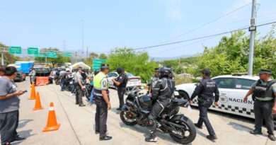 Acapulco: despliegan a más de 800 agentes y 200 vehículos para evitar desmanes por ‘Acamoto’ 2026
