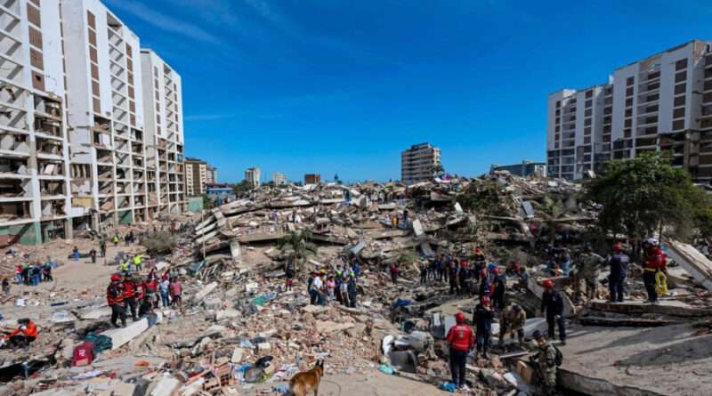 Víctimas mortales del terremoto ascienden a mil 450