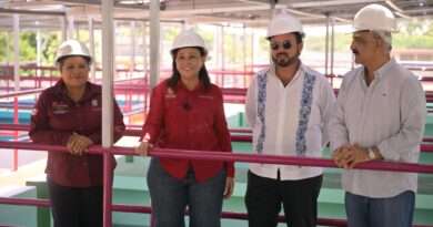 Rocío Nahle entrega planta potabilizadora para 48 mil habitantes de Pueblo Viejo y Tampico Alto