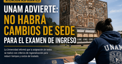 ¡ATENCIÓN ASPIRANTES! UNAM advierte: no habrá cambios de sede para el examen de ingreso