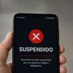 Suspenden celulares no registrados